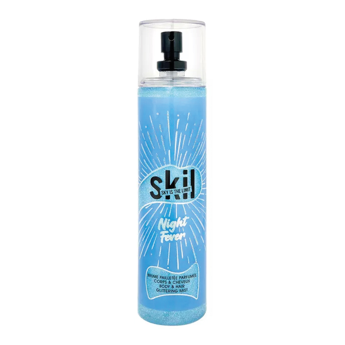 SKIL GLITTERING MIST NIGHT FEVER JEAN ARTHES PARIS X 250 ML.